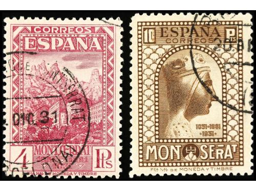 ° ESPAÑA. Ed. 636/49. SERIE COMPLETA en usado, centrajes per