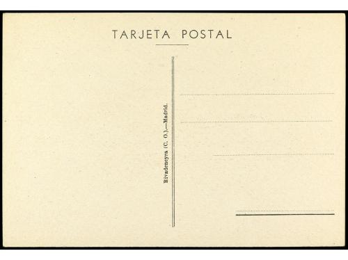 ✉ ESPAÑA GUERRA CIVIL. Tarjeta Postal ilustrada 3 ELEMENTOS 
