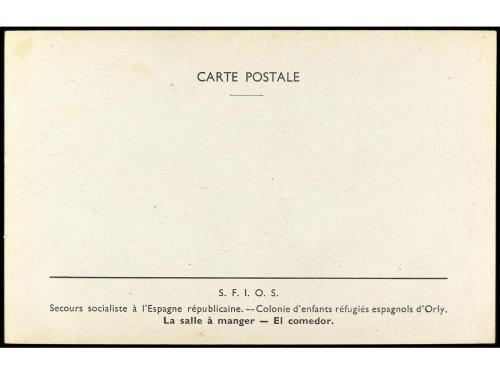 ✉ ESPAÑA GUERRA CIVIL. Tarjeta Postal ilustrada LE SALLE A M