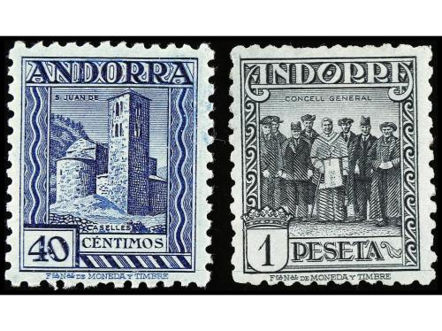 * ANDORRA. Ed. 28/43. SERIE COMPLETA a falta del urgente. 16