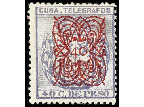 * CUBA. Ed. T-58/62. TELÉGRAFOS. Serie completa. 5 valores. 