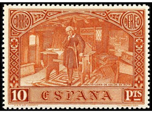 * ESPAÑA. Ed. 547/58cc. Juego completo de 9 sellos COLORES C