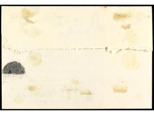 ✉ ESPAÑA. Ed. 1. 1850. SALAMANCA a MADRID. 6 cuartos negro, 