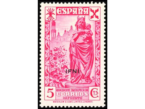 ** COLONIAS ESPAÑOLAS: IFNI. Ed. 1/6. BENEFICENCIA. Serie co