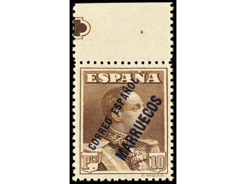 ** ESPAÑA. Ed. 52/61. 10 cts. a 10 pts. 10 val. Todos borde 