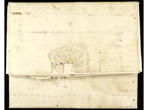 ✉ ESPAÑA: PREFILATELIA. 1756. PUERTO REAL. Sobrescrito a FRA