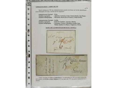 LOTES y COLECCIONES. ESPAÑA. PREFILATELIA. ANDALUCIA ORIENTA