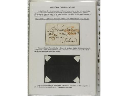 LOTES y COLECCIONES. ESPAÑA. PREFILATELIA. ANDALUCIA ORIENTA