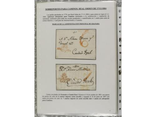 LOTES y COLECCIONES. ESPAÑA. PREFILATELIA. ANDALUCIA ORIENTA