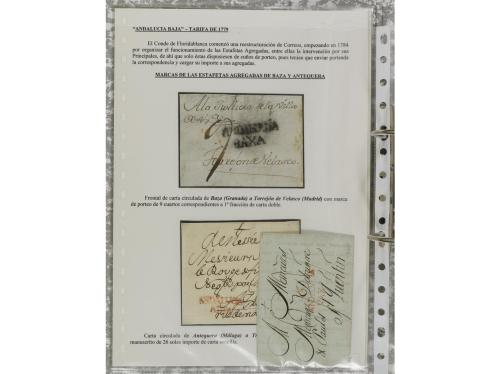 LOTES y COLECCIONES. ESPAÑA. PREFILATELIA. ANDALUCIA ORIENTA