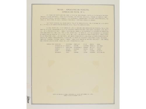 LOTES y COLECCIONES. ESPAÑA. ANDALUCIA ORIENTAL. HISTORIA PO