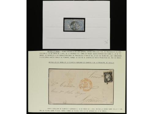 ✉ LOTES y COLECCIONES. 1847-64. Resto de colección especiali