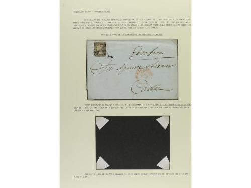 ✉ LOTES y COLECCIONES. 1847-64. Resto de colección especiali