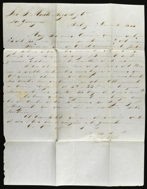 ✉ ESPAÑA. Ed. 79. 1865. MÁLAGA a LA GUAYRA (Venezuela). 2 re