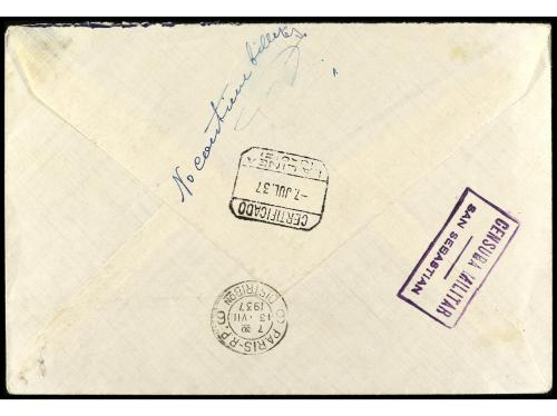 ✉ ESPAÑA E. LOCALES PATRIOTICAS: LA LINEA DE LA CONCEPCION. 