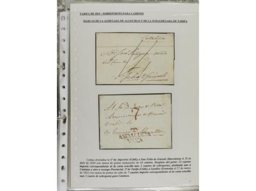 ESPAÑA: PREFILATELIA. ANDALUCÍA. Conjunto de 50 piezas (sobr