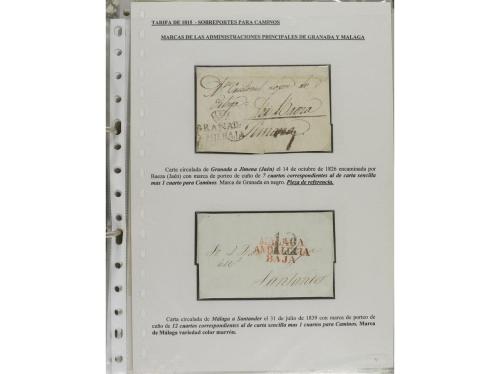 ESPAÑA: PREFILATELIA. ANDALUCÍA. Conjunto de 50 piezas (sobr