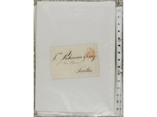 ESPAÑA: PREFILATELIA. ANDALUCÍA. Conjunto de 50 piezas (sobr