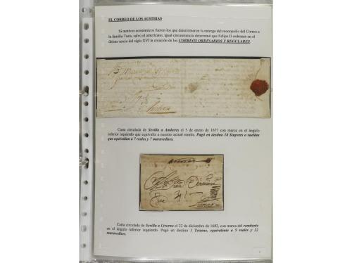 ESPAÑA: PREFILATELIA. ANDALUCÍA ORIENTAL. Colección montada 