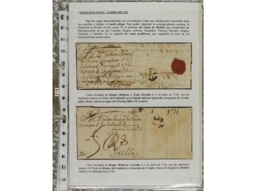 ESPAÑA: PREFILATELIA. ANDALUCÍA ORIENTAL. Colección montada 