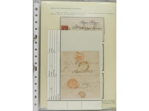 ESPAÑA: PREFILATELIA. ANDALUCÍA ORIENTAL. Colección montada 