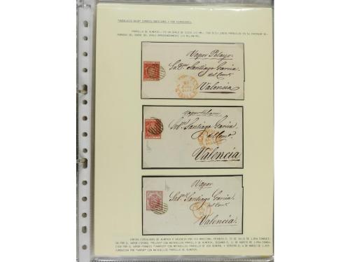 ESPAÑA: PREFILATELIA. ANDALUCÍA ORIENTAL. Colección montada 