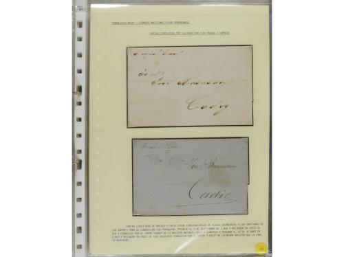 ESPAÑA: PREFILATELIA. ANDALUCÍA ORIENTAL. Colección montada 