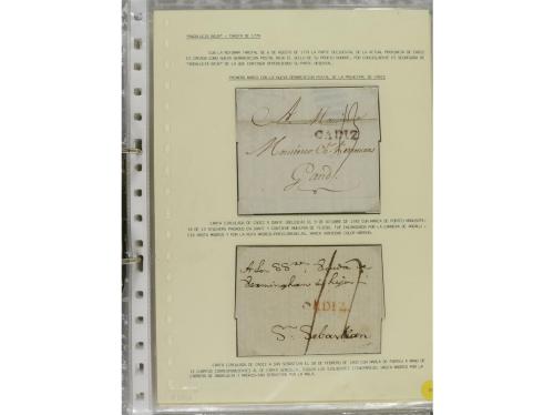 ESPAÑA: PREFILATELIA. ANDALUCÍA ORIENTAL. Colección montada 