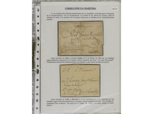 ESPAÑA: PREFILATELIA. ANDALUCÍA ORIENTAL. Colección montada 