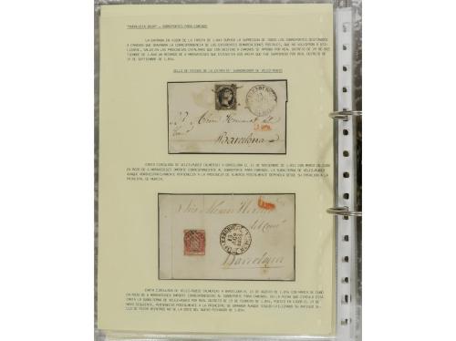 ESPAÑA: PREFILATELIA. ANDALUCÍA ORIENTAL. Colección montada 