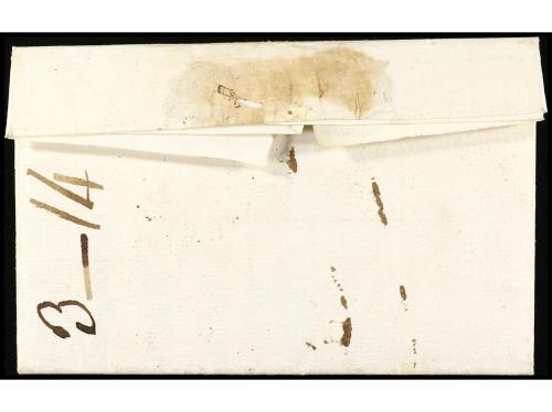 ✉ ESPAÑA: PREFILATELIA. 1784 (20 sept.). ALCALA LA REAL. Sob