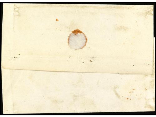 ✉ ESPAÑA: PREFILATELIA. 1847. ALHAMA. Envuelta a GRANADA. Fe