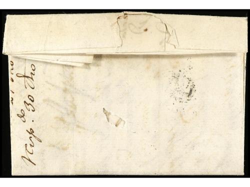 ✉ ESPAÑA: PREFILATELIA. 1814. Sobrescrito a MADRID. Marca AL