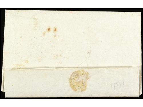 ✉ ESPAÑA: PREFILATELIA. 1841. CONSTANTINA. Sobrescrito a JER