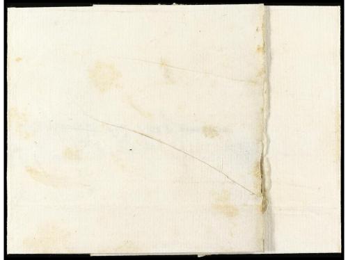 ✉ ESPAÑA: PREFILATELIA. 1740 ca. Envuelta sin fechar a MÁLAG