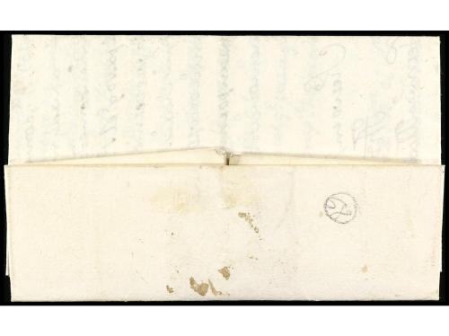 ✉ ESPAÑA: PREFILATELIA. 1766. Sobrescrito a VILLAGARCIA DE C