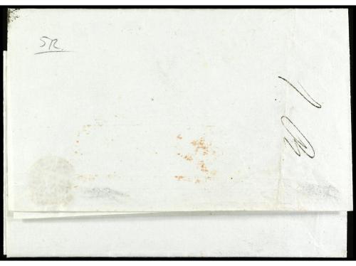 ✉ ESPAÑA: PREFILATELIA. 1847. HUELVA. Impreso a ZAMORA. Fech