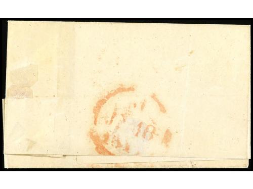 ✉ ESPAÑA: PREFILATELIA. 1847 (?). HUESCAR. A MADRID. Fechado