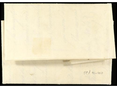 ✉ ESPAÑA: PREFILATELIA. 1769. MÁLAGA. Sobrescrito a MARSELLA