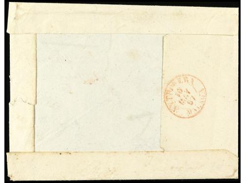 ✉ ESPAÑA: PREFILATELIA. 1857. A ANTEQUERA. Marca A (P.E. 3 v