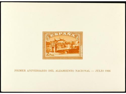 ** ESPAÑA. Ed. 836/7 y 838/9. HB. dentada y SIN DENTAR. Hoja