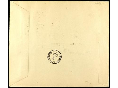 ✉ ESPAÑA. Ed. 847, 848. 1938. Dos cartas circuladas a París 