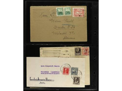 ✉ LOTES y COLECCIONES. ESPAÑA. Conjunto de 25 cartas de Repú