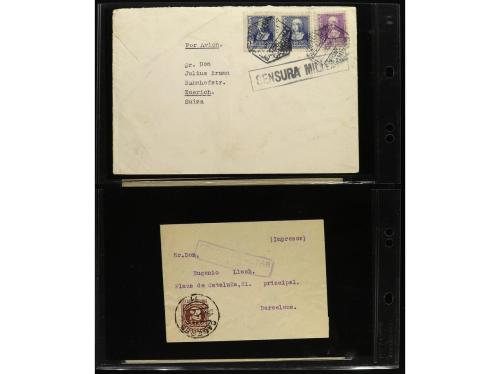 ✉ LOTES y COLECCIONES. ESPAÑA. Conjunto de 25 cartas de Repú