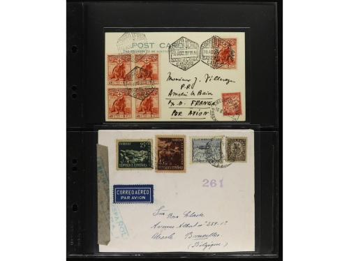 ✉ LOTES y COLECCIONES. ESPAÑA. Conjunto de 25 cartas de Repú