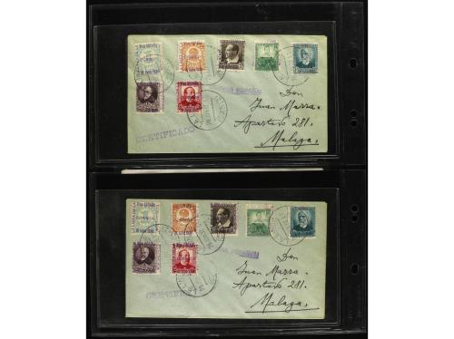 ✉ LOTES y COLECCIONES. ESPAÑA. Conjunto de 25 cartas de Repú