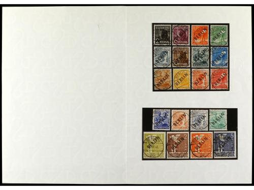 LOTES y COLECCIONES. BERLÍN. Colección de 1948 a 1990 aparen