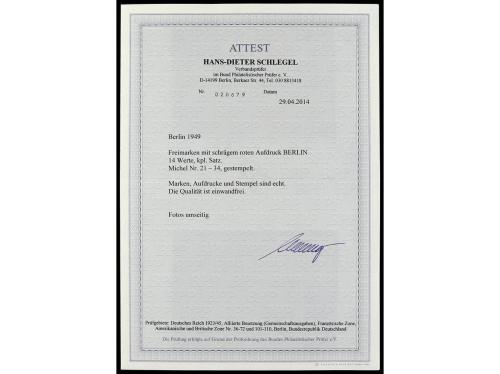 LOTES y COLECCIONES. BERLÍN. Colección de 1948 a 1990 aparen