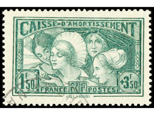 º FRANCIA. Yv. 266/8 y 269. SERIES COMPLETAS, 4 valores. LUJ