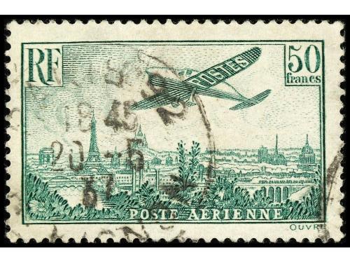 º FRANCIA. Yv. Av. 8/14. SERIE COMPLETA, 7 valores. LUJO. Ca